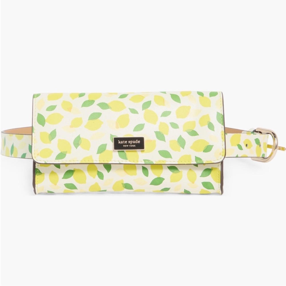 Kate Spade Lemon Print Belt Bag